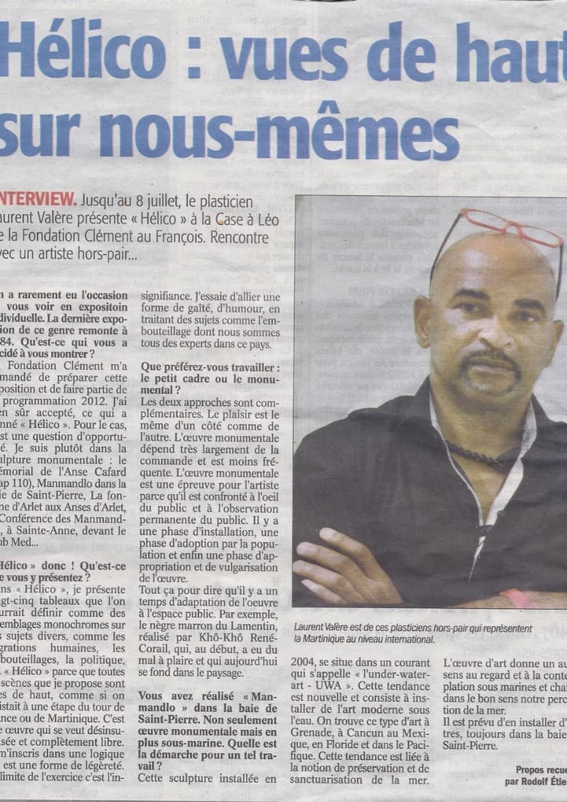 Laurent Valere - Sculpteur-peintre, Batisseur de Paradis