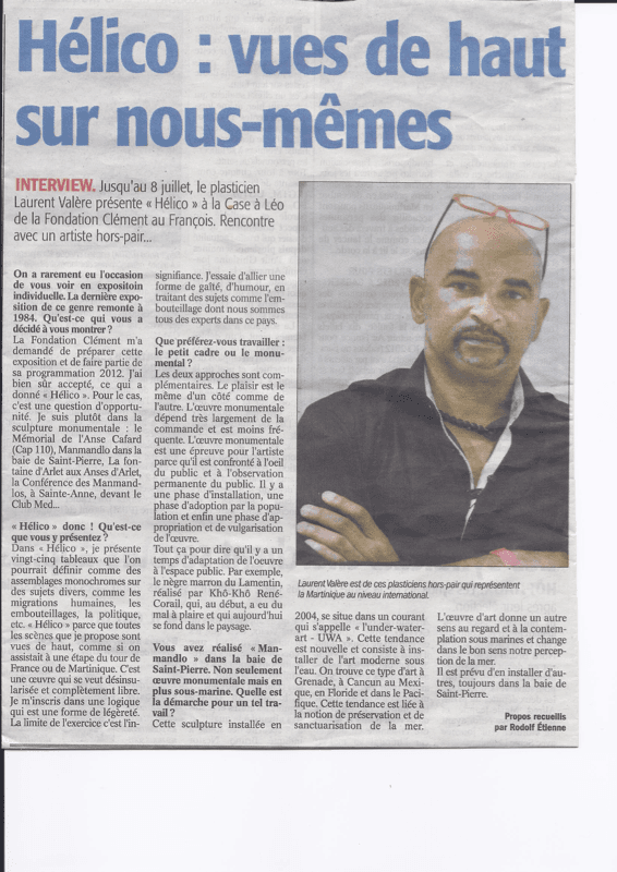 Laurent Valere en Martinique